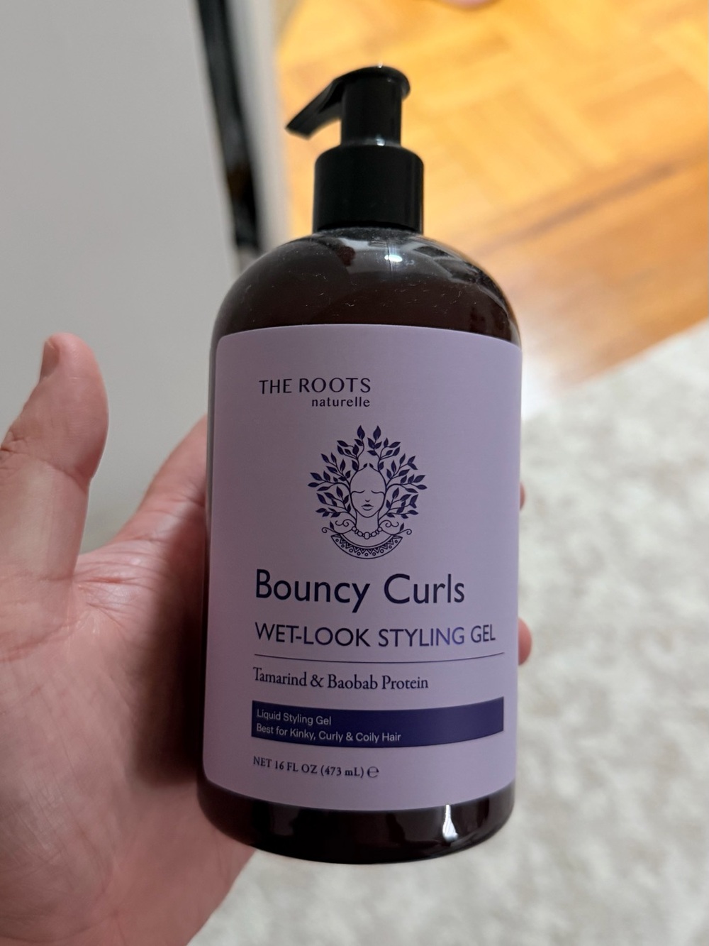 Bouncy Curls Wet-Look Styling Gel — Lavender